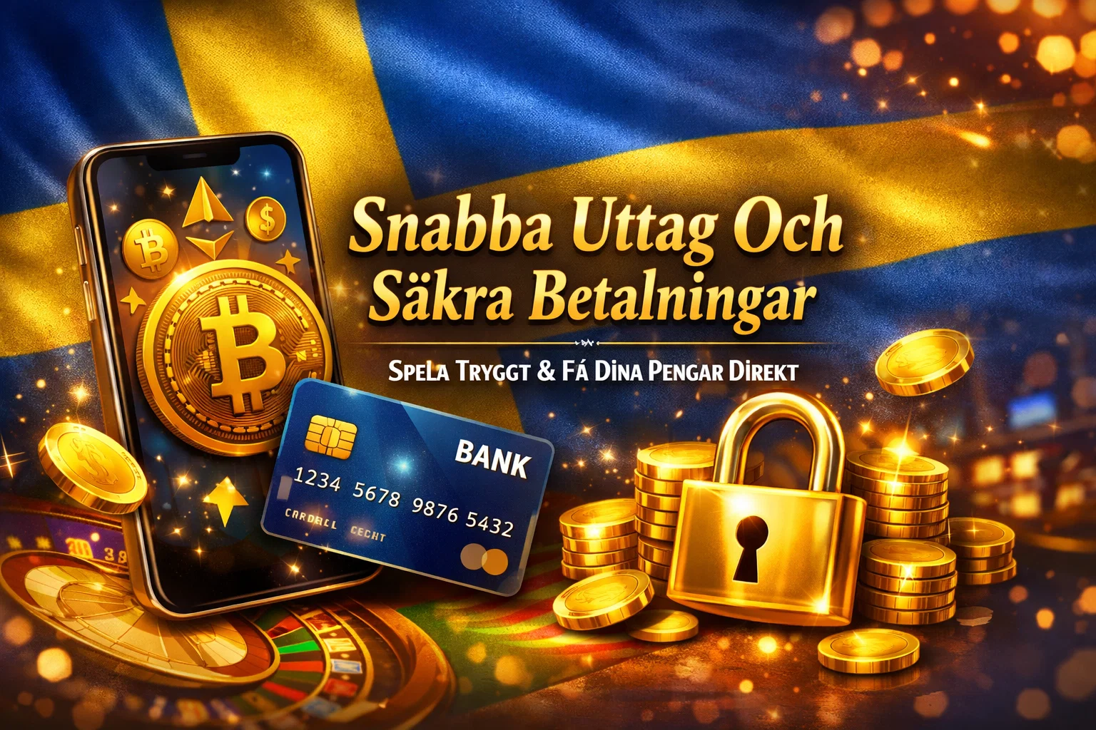 Betalningsmetoder – insättningar och uttag utan svensk licens